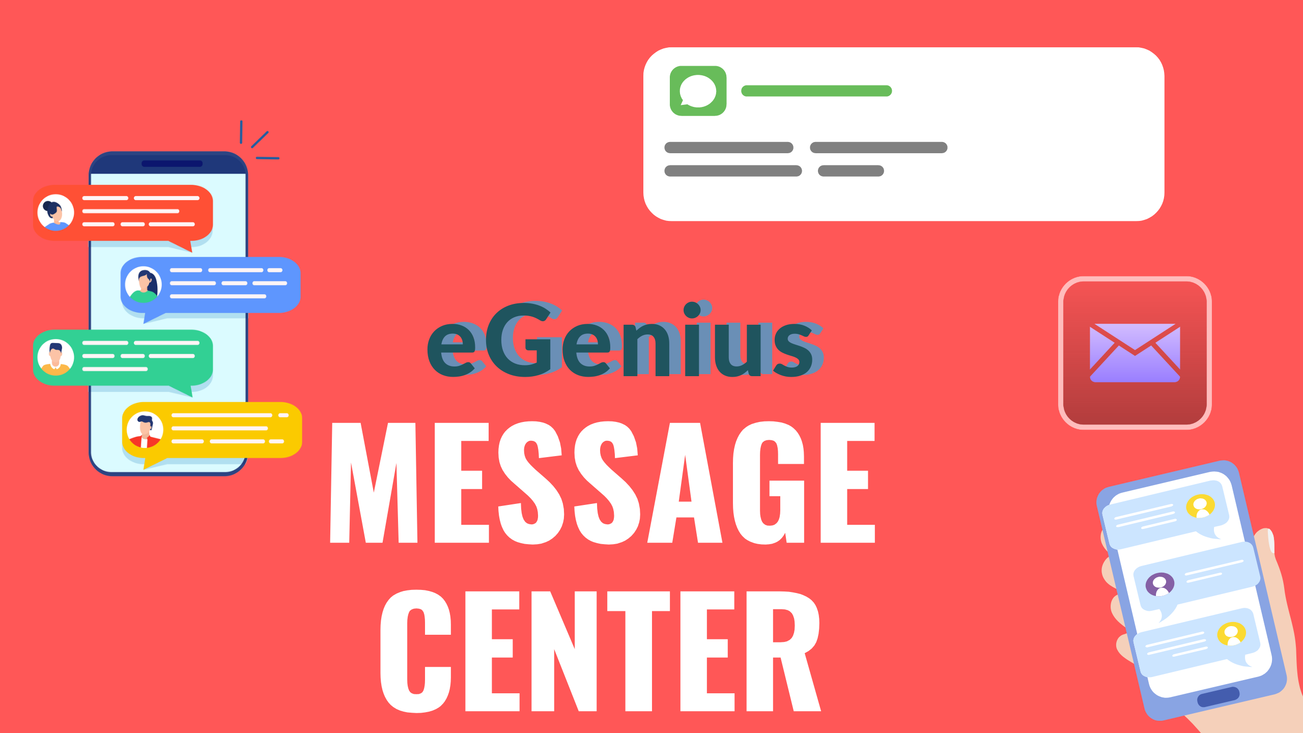 How eGenius Message Center keeps transparency among Students, Parents, Teachers, and the Management 